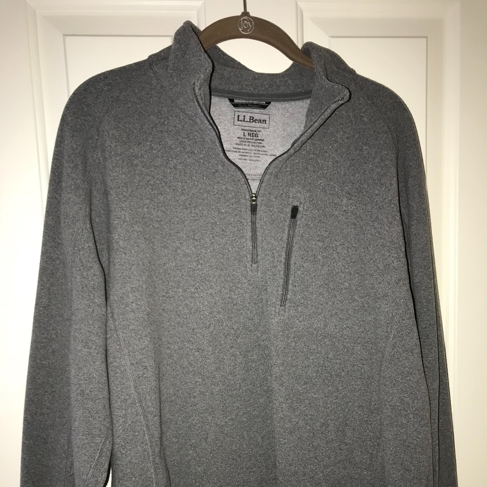 L.L. BEAN Men's Fitness Fleece Quarter-Zip